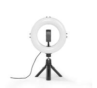 "Lámpara anular LED ""SpotLight Smart 80 II"", conjunto para teléfono intelig...