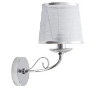 Lampara aplique sumba 1xe14 cromo de fabrilamp.