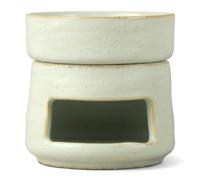 Lámpara Aromática de Cerámica, Quemador Aceites Esenciales, Quemador Wax Melts, Extraíble Horno de Aceite de Esencia de Cerámica para Decoración del Hogar (Cian Vintage)