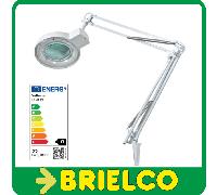 LAMPARA ARTICULADA LUPA LENTE 8 AUMENTOS TUBO 22W BANCO Y MESA DE TRABAJO BD3615