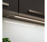 Lámpara bajo mueble Paulmann Inline, ampliación 2x, cromada, 35 cm, CCT