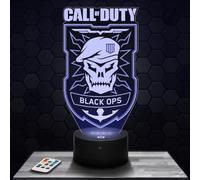 Lámpara Black Ops COD decoración Cuarto para niños. Lámpara 3D Black Ops COD, objeto de videojuegos para jugadores, idea de regalo, lámpara de noche para la oficina. Idea de regalo original TOP