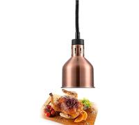 Lámpara Calefactora De 19 Cm Para Calentar Alimentos, Lámpara Calefactora Para Alimentos, Lámpara Calefactora Para Bufé De Hotel, Lámparas Calefactoras Retráctiles, Calentadores De Alimentos(Rose gold