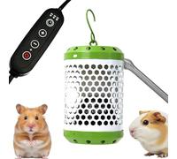 Lámpara Calefactora de Metal para Jaulas de Pájaros - Carcasa Metálica Anti-Quemaduras de 4,92 Pulgadas, Lámpara de Calor de Bajo Consumo, Emisor de Calor para Reptiles y Aves, Ideal para Tortugas, Se