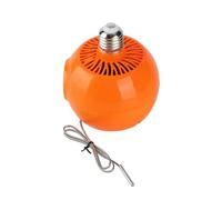 Lámpara Calefactora E27 Control de Temperatura Ajustable para Calentador de Aves de Corral con Temperatura Constante Automática para Conejos y Pollos Plástico 150W
