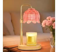 Lámpara Calentadora de Velas con Temporizador y Regulador, Calentador de Cera de Altura Ajustable, Regalo de Cumpleaños de Navidad para Mamá Mujeres, Regalos para Inauguración de Casa para Decoración