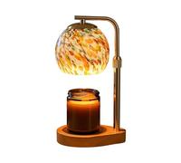 Lámpara calentadora de velas de altura ajustable, lámpara de mesa para mesitas de noche, cocinas, dormitorios, aulas, salas de estar y estudios, función de atenuación para un ambiente acogedor
