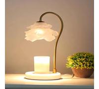 Lámpara calentadora de velas regulable con temporizador para mamá, esposa, mujer, perfecta para cumpleaños, inauguración de la casa, decoración del hogar, aromaterapia relajante y ambiente