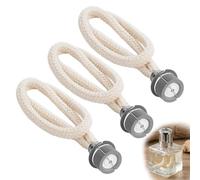 Lámpara Catalítica de Aromaterapia 18 mm Repuesto para Lámpara de Aceite y Difusor Catalítico | Mecha Cerámica de Alta Absorción para Perfume, Purificación y Fragancias en el Hogar (3, Redonda)