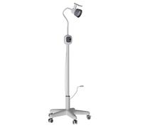 Lámpara Cirugía Menor de 12 W, Lámpara Oral Dental, Lámpara de Examen de Cuello de Cisne con Base Móvil, Regulable, para Ginecología, Clínicas Ambulatorias y Estomatología