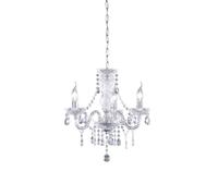 Lámpara Colgante 3X E14 Transparente Ø46Cm Araña Techo Clásica