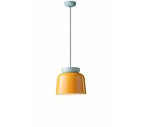 Lámpara Colgante Amarillo Azul Cerámica Handmade E27 Ø 27,5CM Comedor Cocina