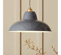 Lámpara colgante Anglepoise Original 1227 Brass Midi Wide, gris