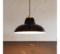 Lámpara colgante Anglepoise Original 1227 Brass Midi Wide, negra