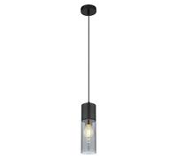 Lámpara colgante Annika (25 W, Ø x Al: 10 x 150 cm, Negro, E27)