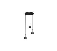 Lámpara colgante ARENA BLACK/SILVER 3xGX53 MLP7786