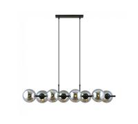 Lámpara colgante armaro grafito 8 luces marca wonderlamp