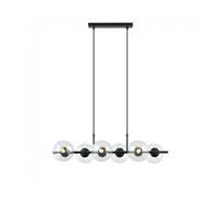 Lámpara colgante armaro transparente 6 luces marca wonderlamp