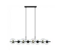 Lámpara colgante armaro transparente 8 luces marca wonderlamp