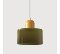 Lámpara Colgante Art Deco Moderna Macaron Lámpara Colgante de Techo Salón Dormitorio Lámparas Colgantes para Cocina Restaurante Cafetería (Green 17)