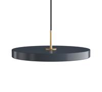 Lámpara Colgante Asteria Gris con Tapa de Latón