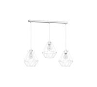 Lámpara colgante BASKET WHITE 3xE27 MLP7213 Milagro