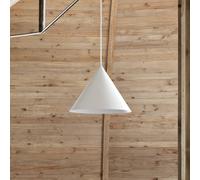 Lámpara colgante Benjamin de FRANDSEN, Ø 46 cm, blanca