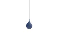 Lámpara Colgante Biba Drop de , Azul Medianoche Mate .