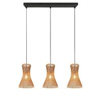 Lámpara colgante Bijou (30 W, L x An x Al: 20 x 75 x 150 cm, Marrón, E27, 3 ud.)