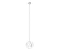 Lámpara Colgante Blanca Metal Ø 16 Cm Esfera Moderna E27 Comedor Sala