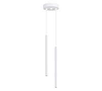 Lámpara Colgante Blanca Para Comedor 2 Focos G9 Cocina L:15 Cm Lámpara De Mesa