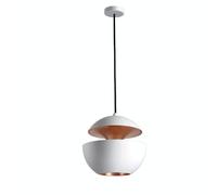Lámpara Colgante Blanco/Cobre 25 cm