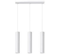 Lámpara Colgante Blanco Metal 3-flammig GU10 Altura Regulable B: 45 CM