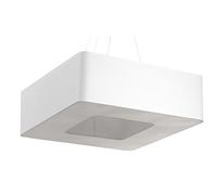 Lámpara Colgante Blanco Tela B: 60 CM Cuadrados Moderno Blendarm 8x E27
