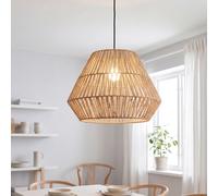 Lámpara Colgante Boho Ø 40 cm Cesta Pantalla Natural Moderna E27 Comedor