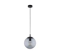 Lámpara Colgante Bola Vidrio Ahumado H: Máx. 165 CM Redondo Ø 25CM E27 Bryce