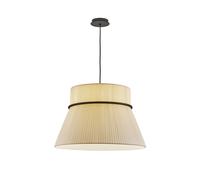 Lámpara colgante Bover Folie S, crema/negro, Ø 60 cm True