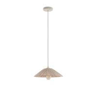 Lámpara colgante bridge ø35 cm - blanco/beige [lux.pro]