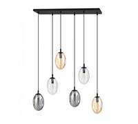 Lámpara colgante celeste mix 6 luces marca wonderlamp