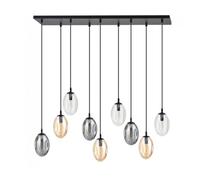 Lámpara colgante celeste mix 9 luces marca wonderlamp