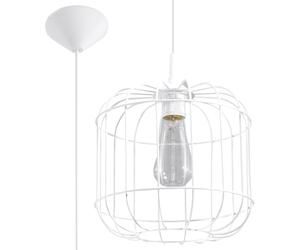 Lámpara colgante Celta blanca