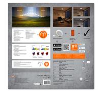 Lámpara colgante circular de techo SUN@HOME, color 4058075762749