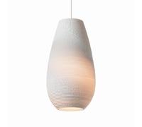 Lámpara Colgante Colgante Pequeño Blanco Scraplight Drop 18
