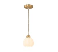 Lámpara Colgante Color Crema, Moderna,Queña, para Dormitorio, Sala de Estar, Pasillo, Balcón, Bar, Escalera, Estudio, Acogedora, Decorativa.