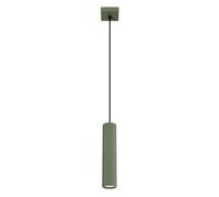 Lámpara Colgante Comedor Cocina Angosto B: 8 CM H: Máx. 118 CM Verde GU10