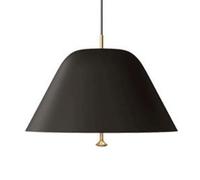 Lámpara Colgante con Fuente de luz E27, Retro japonés, con Personalidad Creativa, de Hierro Forjado, Ideal para restaurantes, Estudios y cafeterías (Oscura).