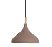 Lámpara colgante creativa de madera y metal de colores, luminaria colgante moderna nórdica, lámpara colgante rústica individual estilo granja, lámpara colgante retro sencilla para isla de cocina o mes