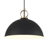 Lámpara Colgante Creativa de Metal con Forma de Maceta, Minimalista nórdico, Base E27, lámpara Colgante de un Solo Cabezal, Ideal para Comedor, Sala de reuniones y Aula (Oscura, 35 cm)