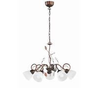 Lámpara Colgante Cristal Blendarm Óxido Antigua 5-flammig E14 Mesa Pendelleuchte