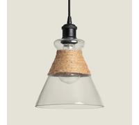 LEDKIA LIGHTING Lámpara Colgante Cristal Royesa Negro